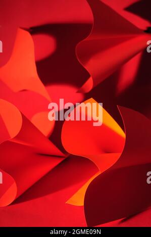 Abstract background in red and orange tones. Stock Photo