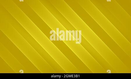 Background abstract 8K yellow gold stripes waves lines curves gradient Stock Photo