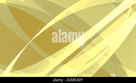 Background abstract 8K yellow gold white beige brown waves lines curves gradient Stock Photo