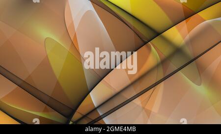 Background abstract 8K yellow gold black white orange waves lines curves gradient Stock Photo