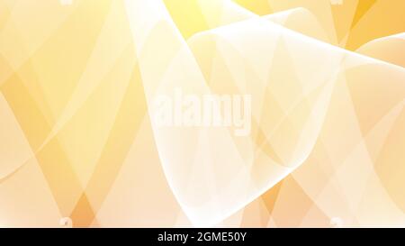 Background abstract 8K yellow gold orange white waves lines curves gradient Stock Photo