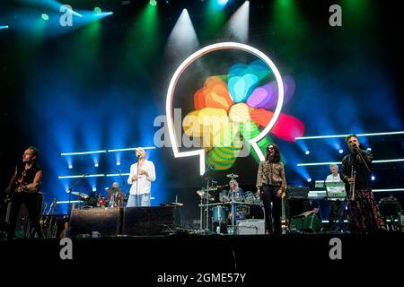 Newport, Isle of Wight, UK, Friday, 17th September 2021 James perform live at the Isle of Wight festival Seaclose Park. Credit: DavidJensen / Empics Entertainment / Alamy Live News Stock Photo