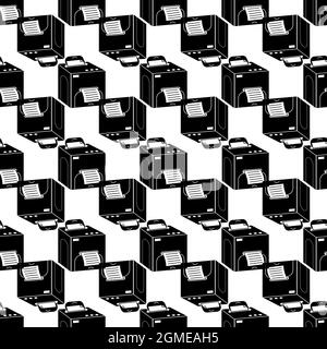 Square printer pattern seamless background texture repeat wallpaper geometric vector Stock Vector