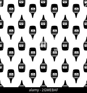 White glue bottle pattern seamless background texture repeat wallpaper ...