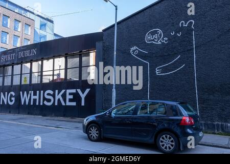 DUBLIN, IRELAND - Mar 21, 2021: The 'Teeling Whiskey Distillery in Dublin, Ireland Stock Photo