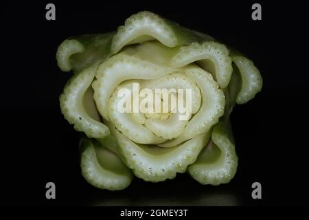 Detail inside celery Stock Photo
