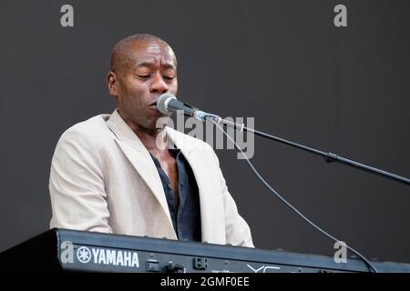 Newport, UK. 18th Sep, 2021. Andrew Roachford, MBE, British singer ...