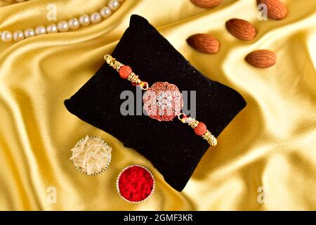 Top view of raakhi, raksha bandhan Stock Photo