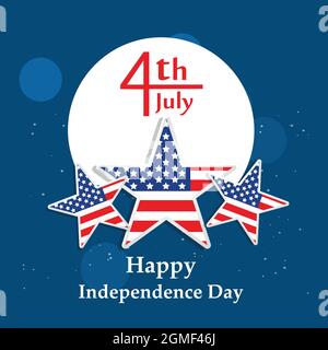 4th July Background Stock Vector