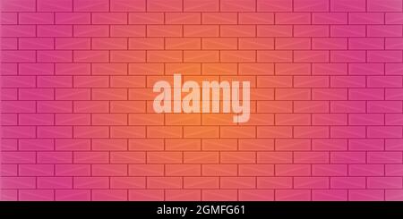 halftone rainbow Bricks wall colorful light shiny abstract background texture wallpaper backdrop template pattern seamless vector illustration EPS Stock Vector