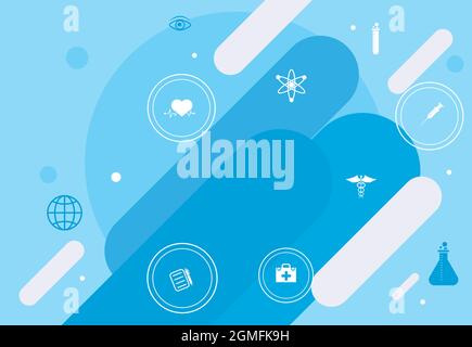 healthcare medical background Stock Vector