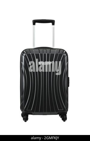 trolley bag isolated on white background with clipping path Stock Photo
