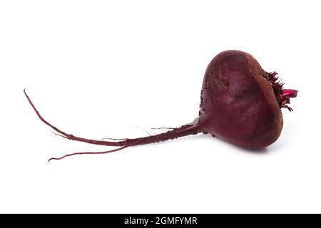 Beetroot close up isolated on white background Stock Photo