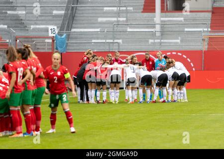 Cottbus, Germany. 18th Sep, 2021. Before the WM qualification game between Germany and Bulgaria at Stadion der Freundschaft on September 18, 2021 in Cottbus, Germany Credit: SPP Sport Press Photo. /Alamy Live News Stock Photo