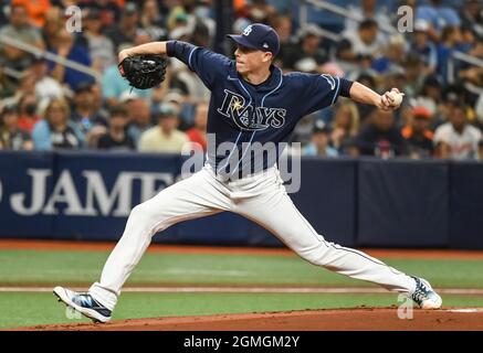 St. Petersburg, FL. USA; Detroit Tigers center fielder Akil Baddoo (60)  during pregame warmups prior to a major league baseball game against the  Tamp Stock Photo - Alamy