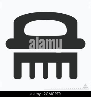 Icon Vector of Brush - Glyph Style - Simple illustration, Editable stroke, Design template vector, Good for prints, posters, advertisements, announcem Stock Vector