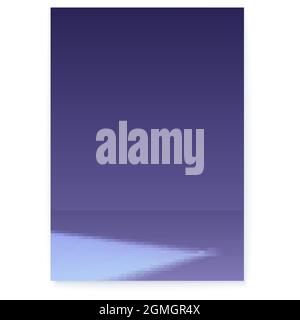 Light of spotlight on floor. Minimalistic cover with dark room. Scene for product display. Vector poster. Stock Vector