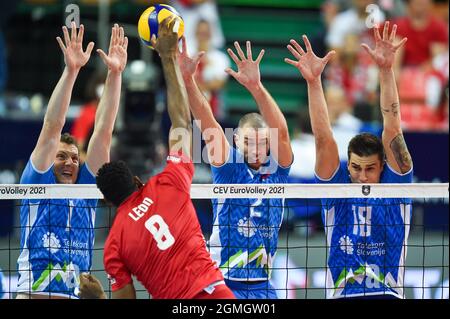 FIVB Volleyball Men's World Championship semifinal match: Italy vs.  Slovenia-Xinhua