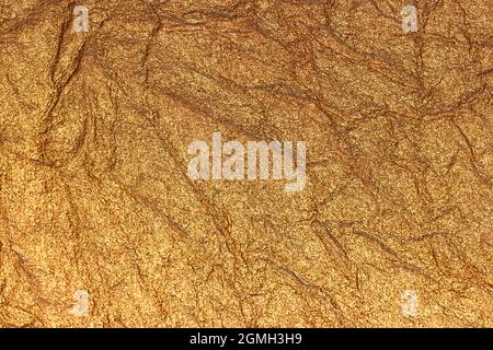 Luxury crinkled, shiny texture; sparkle paper textured background Stock Photo