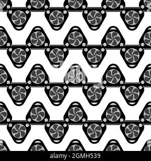 Fan fireplace pattern seamless background texture repeat wallpaper ...
