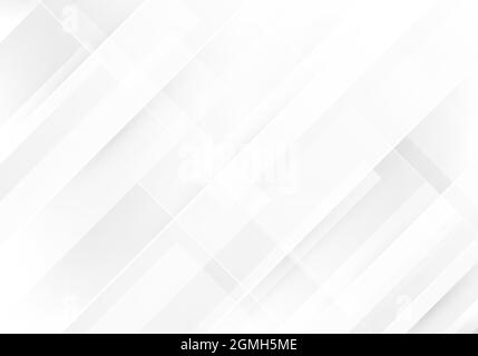 Abstract creative design modern white and gray geometric stripes pattern background. Vector illustration Stock Vector