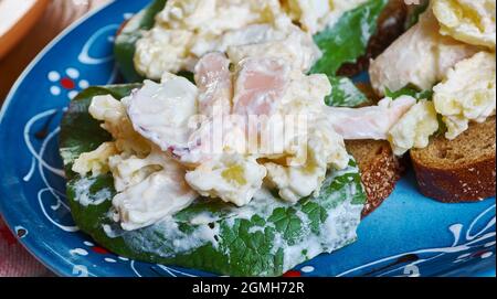 Becarska satrica -  Croatian salad originating from the region of Slavonija and Baranja Stock Photo