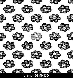 Protected hexacopter pattern seamless background texture repeat wallpaper geometric vector Stock Vector