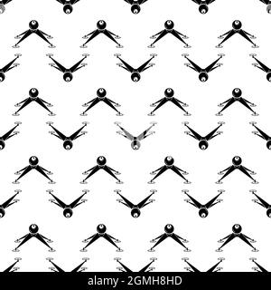 Drone pattern seamless background texture repeat wallpaper geometric vector Stock Vector