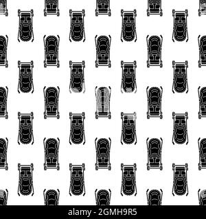 Front of pram pattern seamless background texture repeat wallpaper geometric vector Stock Vector