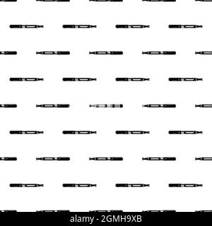 Electronic cigarette pattern seamless background texture repeat wallpaper geometric vector Stock Vector