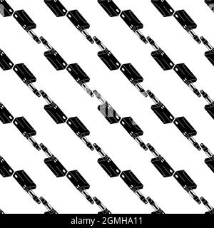 Vaping electric cigarette pattern seamless background texture repeat wallpaper geometric vector Stock Vector