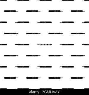 Trendy vape cigarette pattern seamless background texture repeat wallpaper geometric vector Stock Vector