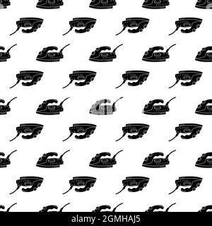 Home iron pattern seamless background texture repeat wallpaper geometric vector Stock Vector