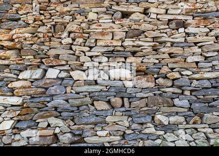 Texture of an old stone wall Stock Photo