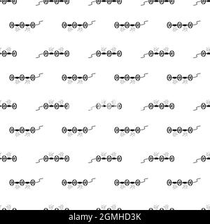 Wheel irrigation system pattern seamless background texture repeat wallpaper geometric vector Stock Vector
