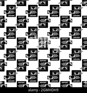 Expense report pattern seamless background texture repeat wallpaper geometric vector Stock Vector