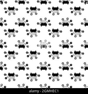 Driverless car sensor pattern seamless background texture repeat ...