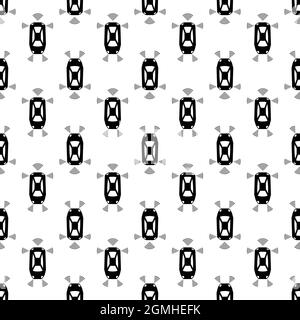 Driverless car top view pattern seamless background texture repeat ...
