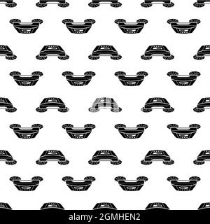 Modern vacuum cleaner pattern seamless background texture repeat wallpaper geometric vector Stock Vector