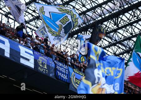 flags supporters FC Internazionale during serie A match FC