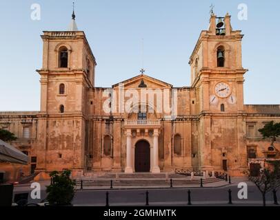 St.Johns Co-Cathedral in Malta's capital Valletta Stock Photo