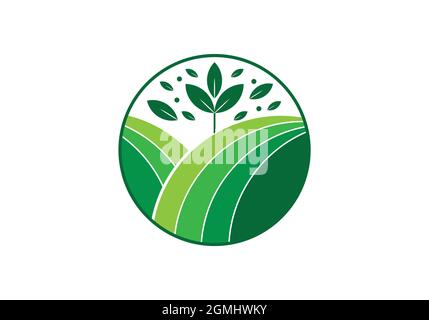 Eco-friendly Natural logo design Vector Templet Stock Vector