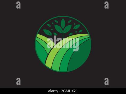 Eco-friendly Natural logo design Vector Templet Stock Vector