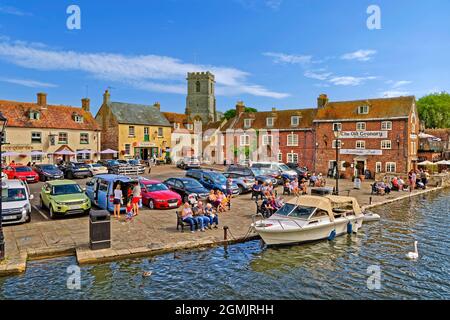 River Frome at Wareham, Isle of Purbeck, Dorset, England. Stock Photo