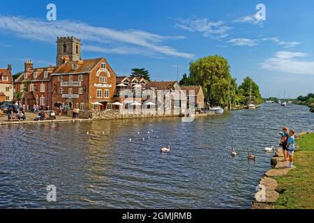 River Frome at Wareham, Isle of Purbeck, Dorset, England. Stock Photo