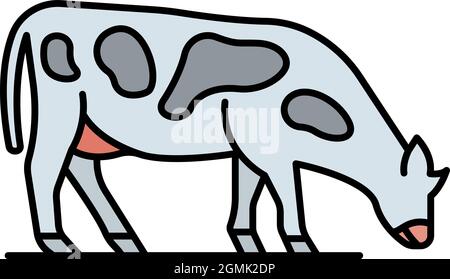 Cow Eating Grass Vector Images (over 1,200)