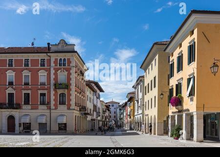 Historic centre of Spilimbergo, Friuli Venezia Giulia, Italy Stock Photo