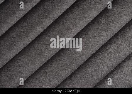 Leather seat texture background, detailing Stock Photo