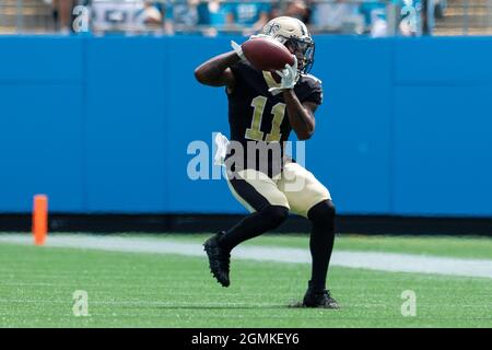 Deonte Harris New Orleans Saints Game-Used #11 White Jersey vs