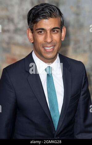 LONDON, ENGLAND - SEPTEMBER 14: Rishi Sunak attends the Sun's Who Cares Wins Awards 2021 at The Roundhouse on September 14, 2021 in London, England Stock Photo